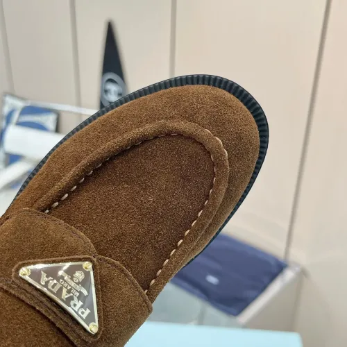 Replica Prada Leather Shoes For Women #1392728 $102.00 USD for Wholesale