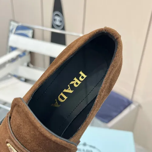 Replica Prada Leather Shoes For Women #1392728 $102.00 USD for Wholesale