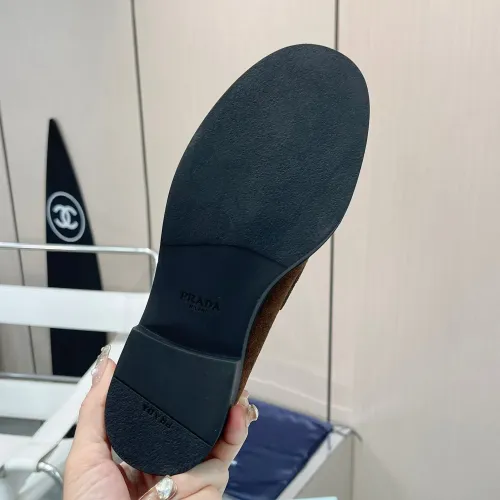 Replica Prada Leather Shoes For Women #1392728 $102.00 USD for Wholesale