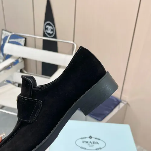 Replica Prada Leather Shoes For Women #1392730 $102.00 USD for Wholesale