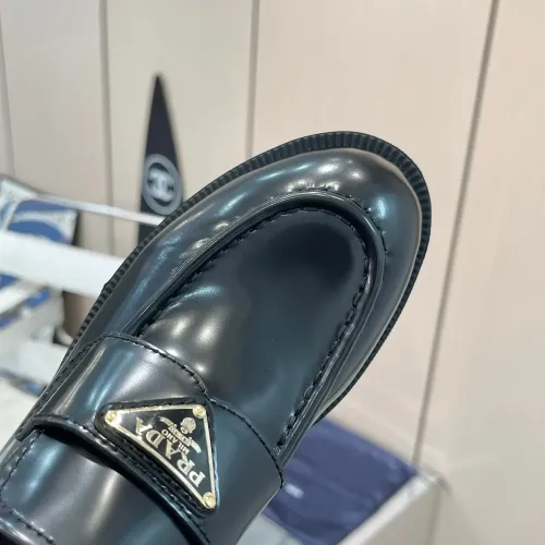 Replica Prada Leather Shoes For Women #1392731 $102.00 USD for Wholesale