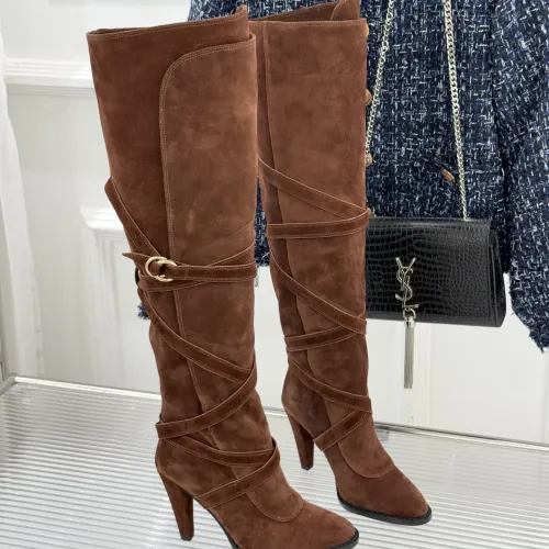 Wholesale Yves Saint Laurent YSL Boots For Women #1392744 $238.02 USD, Wholesale Quality Replica Yves Saint Laurent YSL Boots
