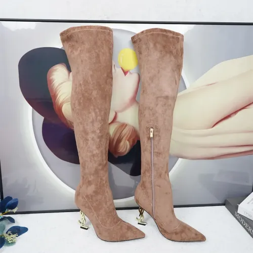 Wholesale Yves Saint Laurent YSL Boots For Women #1392751 $132.00 USD, Wholesale Quality Replica Yves Saint Laurent YSL Boots