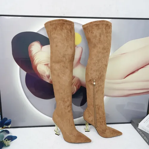 Wholesale Yves Saint Laurent YSL Boots For Women #1392753 $132.00 USD, Wholesale Quality Replica Yves Saint Laurent YSL Boots