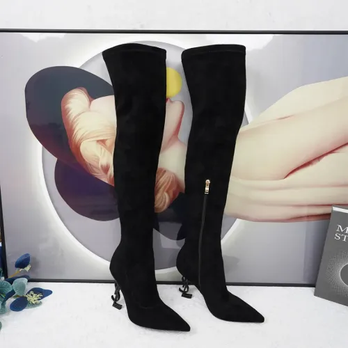 Wholesale Yves Saint Laurent YSL Boots For Women #1392755 $132.00 USD, Wholesale Quality Replica Yves Saint Laurent YSL Boots