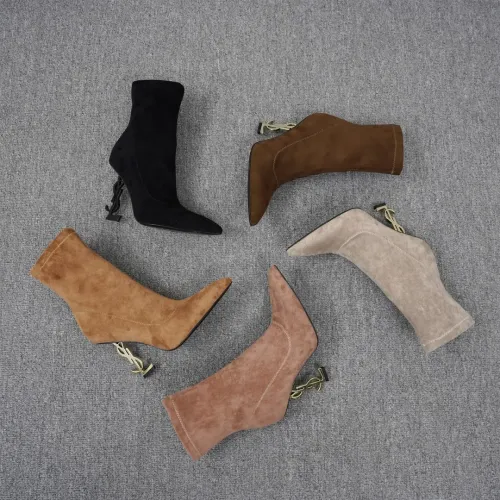 Replica Yves Saint Laurent YSL Boots For Women #1392763 $118.00 USD for Wholesale