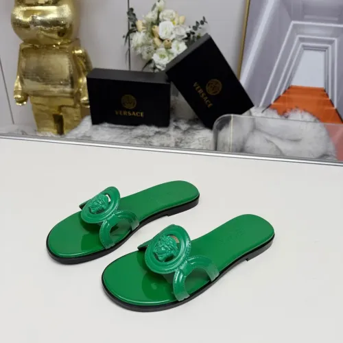 Wholesale Versace Slippers For Women #1392814 $82.00 USD, Wholesale Quality Replica Versace Slippers