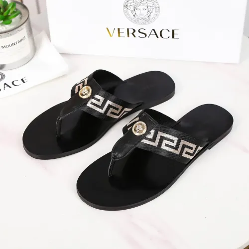 Wholesale Versace Slippers For Men #1392818 $102.00 USD, Wholesale Quality Replica Versace Slippers