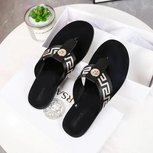Replica Versace Slippers For Men #1392818 $102.00 USD for Wholesale