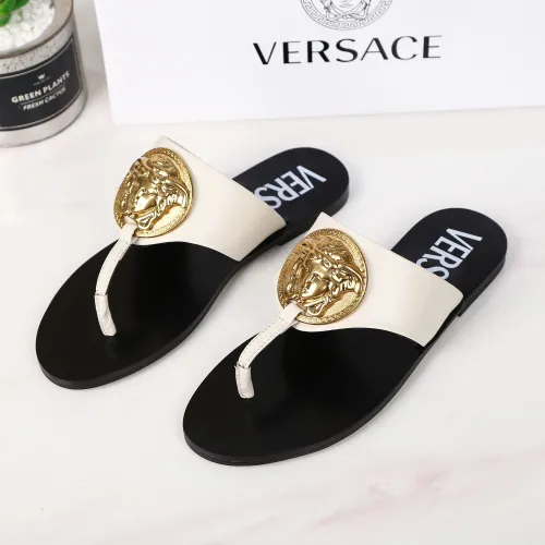 Wholesale Versace Slippers For Women #1392819 $100.00 USD, Wholesale Quality Replica Versace Slippers