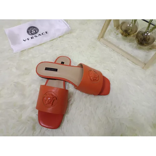 Replica Versace Slippers For Women #1392836 $80.00 USD for Wholesale