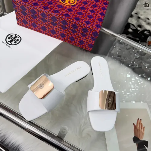 Replica Tory Burch TB Slippers For Women #1392892 $80.00 USD for Wholesale
