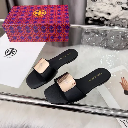 Wholesale Tory Burch TB Slippers For Women #1392895 $80.00 USD, Wholesale Quality Replica Tory Burch TB Slippers
