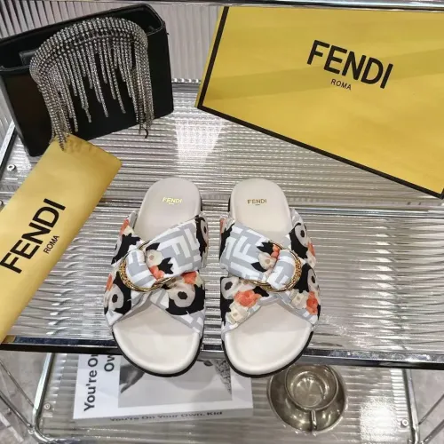 Wholesale Fendi Slippers For Women #1392896 $80.00 USD, Wholesale Quality Replica Fendi Slippers