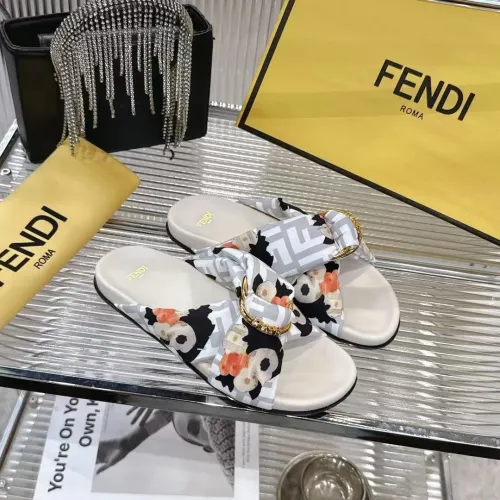 Replica Fendi Slippers For Women #1392896 $80.00 USD for Wholesale