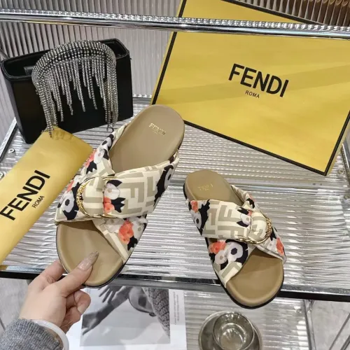 Replica Fendi Slippers For Women #1392897 $80.00 USD for Wholesale