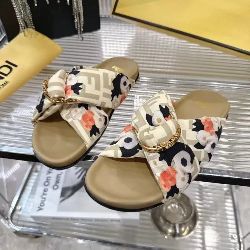 Replica Fendi Slippers For Women #1392897 $80.00 USD for Wholesale
