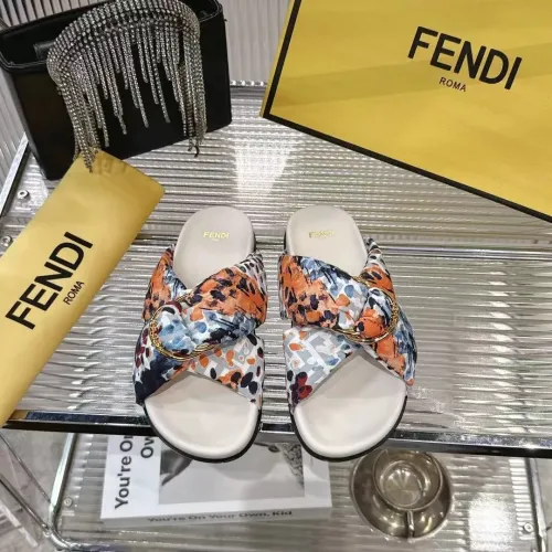 Wholesale Fendi Slippers For Women #1392900 $80.00 USD, Wholesale Quality Replica Fendi Slippers