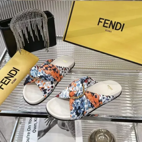 Replica Fendi Slippers For Women #1392900 $80.00 USD for Wholesale