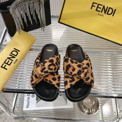 Wholesale Fendi Slippers For Women #1392901 $80.00 USD, Wholesale Quality Replica Fendi Slippers