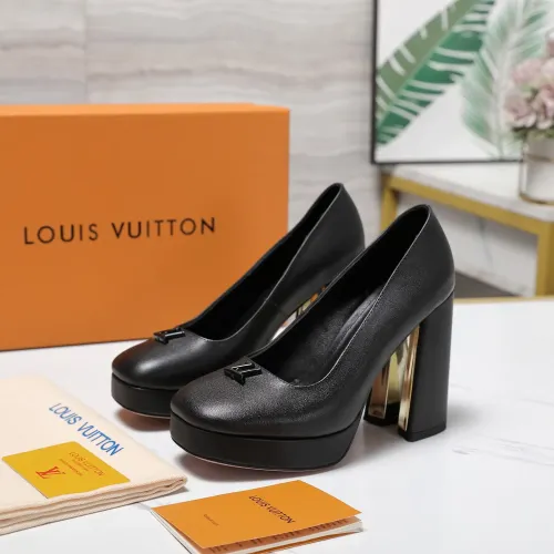 Wholesale Louis Vuitton High-Heeled Shoes For Women #1392926 $125.00 USD, Wholesale Quality Replica Louis Vuitton High-Heeled Shoes