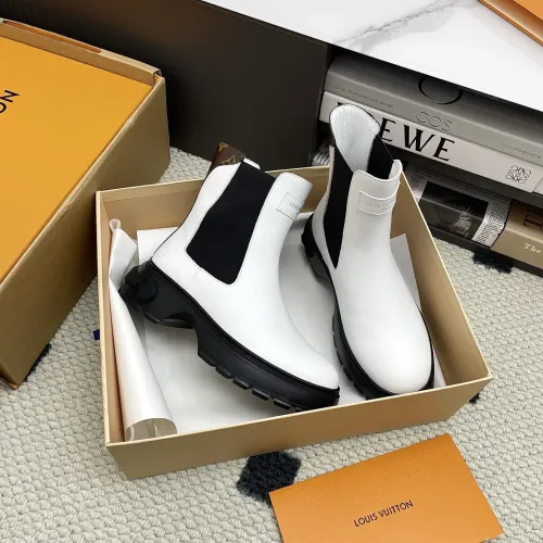 Wholesale Louis Vuitton Boots For Women #1392943 $140.00 USD, Wholesale Quality Replica Louis Vuitton Boots