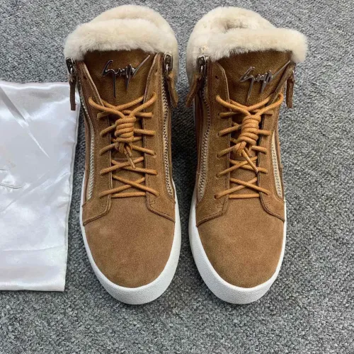 Replica Giuseppe Zanotti High Tops Shoes For Women #1393127 $100.00 USD for Wholesale