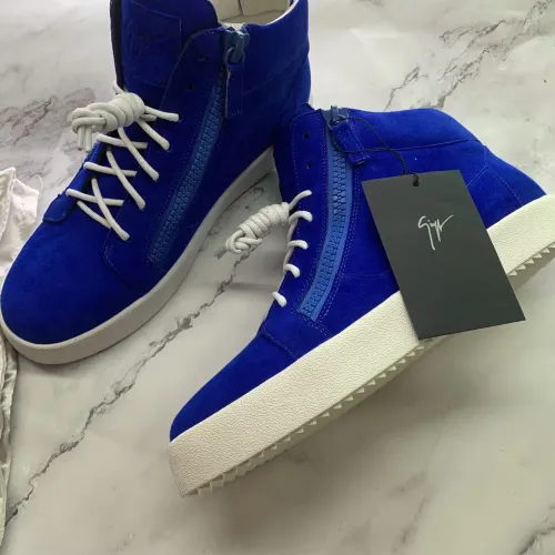 Replica Giuseppe Zanotti High Tops Shoes For Women #1393129 $100.00 USD for Wholesale