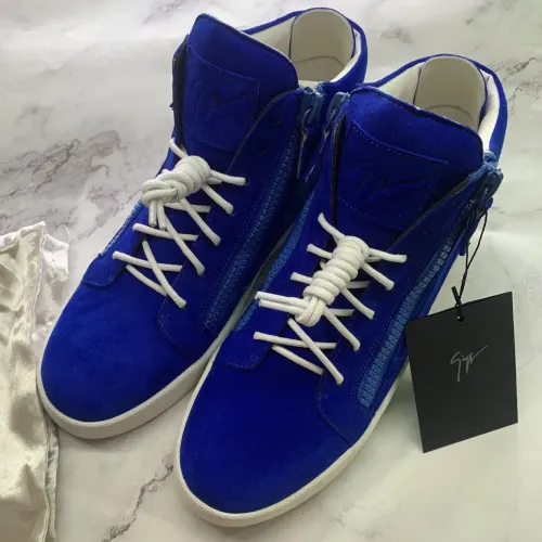 Replica Giuseppe Zanotti High Tops Shoes For Men #1393130 $100.00 USD for Wholesale