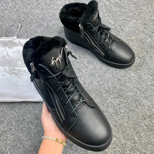 Replica Giuseppe Zanotti High Tops Shoes For Women #1393131 $102.00 USD for Wholesale