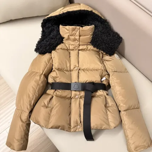 Wholesale Moncler Down Feather Coat Long Sleeved For Women #1393138 $172.00 USD, Wholesale Quality Replica Moncler Down Feather Coat