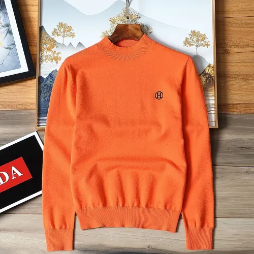 Wholesale Hermes Sweaters Long Sleeved For Men #1393144 $42.00 USD, Wholesale Quality Replica Hermes Sweaters