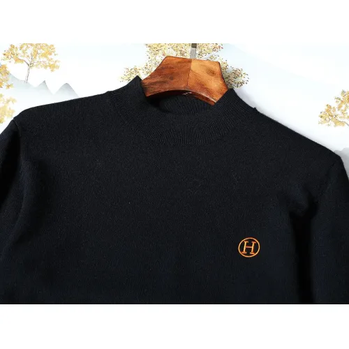 Replica Hermes Sweaters Long Sleeved For Men #1393145 $42.00 USD for Wholesale
