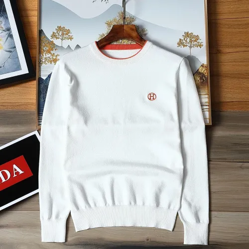 Wholesale Hermes Sweaters Long Sleeved For Men #1393177 $42.00 USD, Wholesale Quality Replica Hermes Sweaters