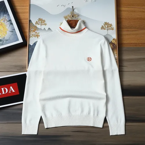 Wholesale Hermes Sweaters Long Sleeved For Men #1393218 $48.00 USD, Wholesale Quality Replica Hermes Sweaters