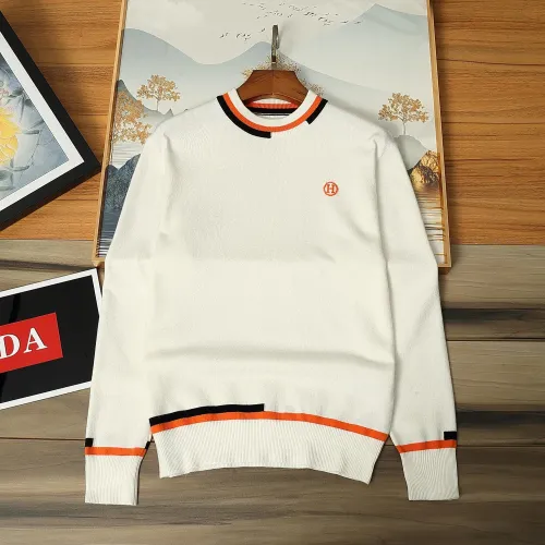 Wholesale Hermes Sweaters Long Sleeved For Men #1393221 $48.00 USD, Wholesale Quality Replica Hermes Sweaters