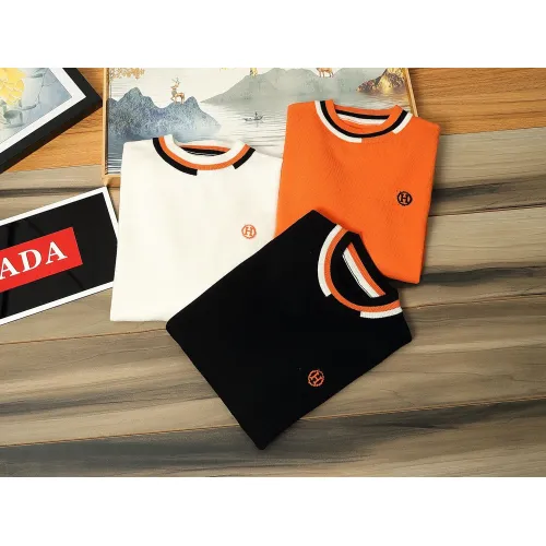 Replica Hermes Sweaters Long Sleeved For Men #1393221 $48.00 USD for Wholesale