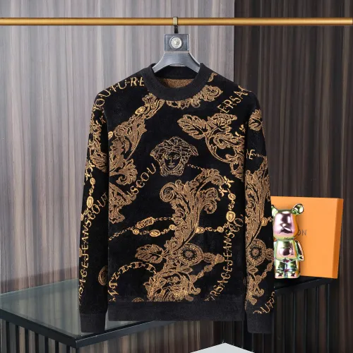 Wholesale Versace Sweaters Long Sleeved For Men #1393269 $48.00 USD, Wholesale Quality Replica Versace Sweaters