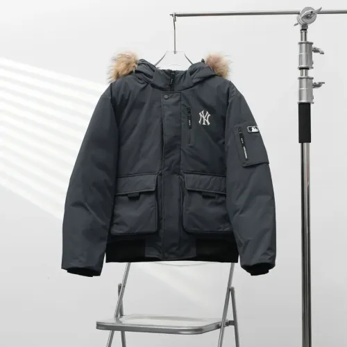 Wholesale New York Yankees Down Feather Coat Long Sleeved For Unisex #1393280 $160.00 USD, Wholesale Quality Replica New York Yankees Down Feather Coat