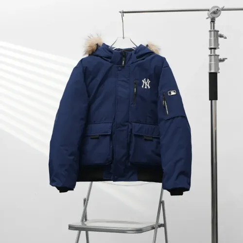 Wholesale New York Yankees Down Feather Coat Long Sleeved For Unisex #1393281 $160.00 USD, Wholesale Quality Replica New York Yankees Down Feather Coat
