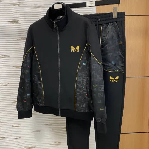 Wholesale Fendi Tracksuits Long Sleeved For Men #1393291 $92.00 USD, Wholesale Quality Replica Fendi Tracksuits