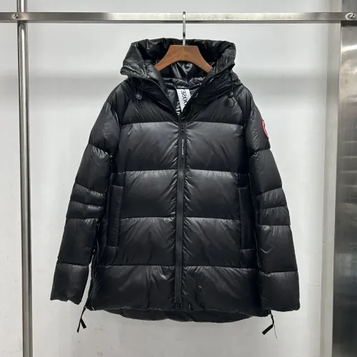 Wholesale Canada Goose Down Feather Coat Long Sleeved For Women #1393302 $182.00 USD, Wholesale Quality Replica Canada Goose Down Feather Coat