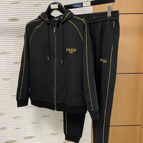 Wholesale Fendi Tracksuits Long Sleeved For Men #1393335 $92.00 USD, Wholesale Quality Replica Fendi Tracksuits