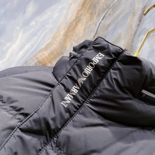 Replica Armani Down Feather Coat Long Sleeved For Men #1393353 $170.00 USD for Wholesale