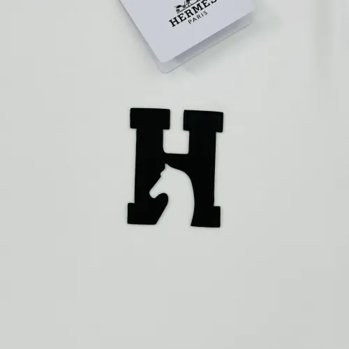 Replica Hermes T-Shirts Short Sleeved For Men #1393359 $76.00 USD for Wholesale