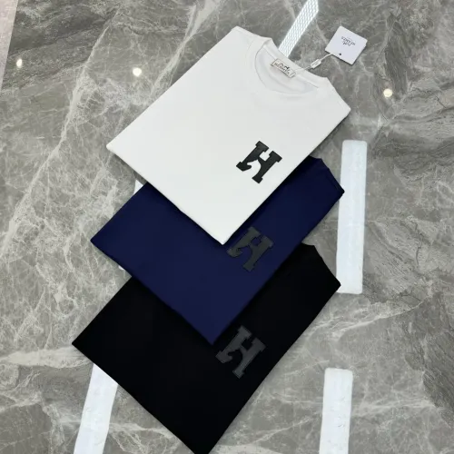 Replica Hermes T-Shirts Short Sleeved For Men #1393359 $76.00 USD for Wholesale