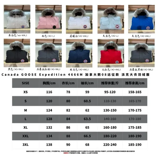 Replica Canada Goose Down Feather Coat Long Sleeved For Unisex #1393364 $160.00 USD for Wholesale