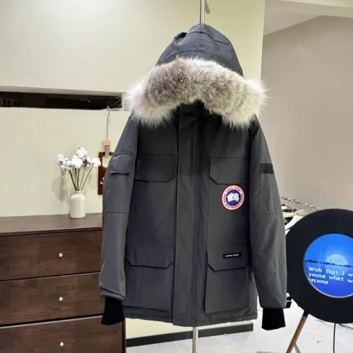 Replica Canada Goose Down Feather Coat Long Sleeved For Unisex #1393367 $160.00 USD for Wholesale