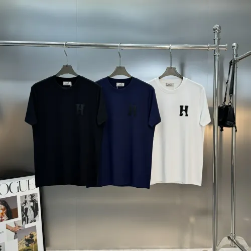Replica Hermes T-Shirts Short Sleeved For Men #1393372 $76.00 USD for Wholesale