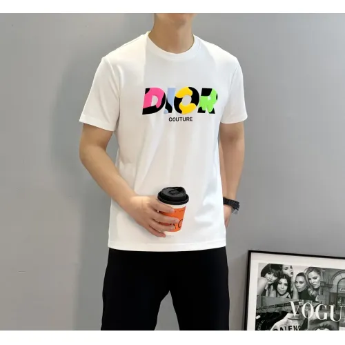Replica Christian Dior T-Shirts Short Sleeved For Men #1393373 $80.00 USD for Wholesale